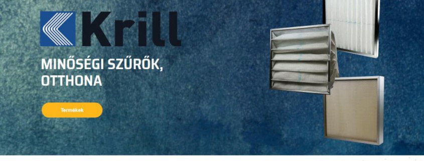 Krill új honlapja - blog - krill.hu
